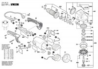 Bosch 3 601 H84 101 GWS 24-230 H Angle Grinder Spare Parts